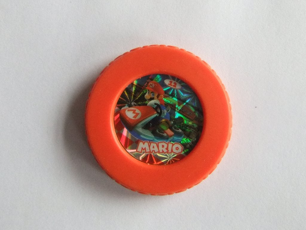 metalen Mario kart munt nr 12 Mario, Verzenden, Zo goed als nieuw