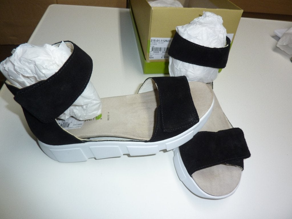 Waldlaufer maat 38  echt leer, Zwart, Ophalen of Verzenden, Sneakers of Gympen, Zo goed als nieuw