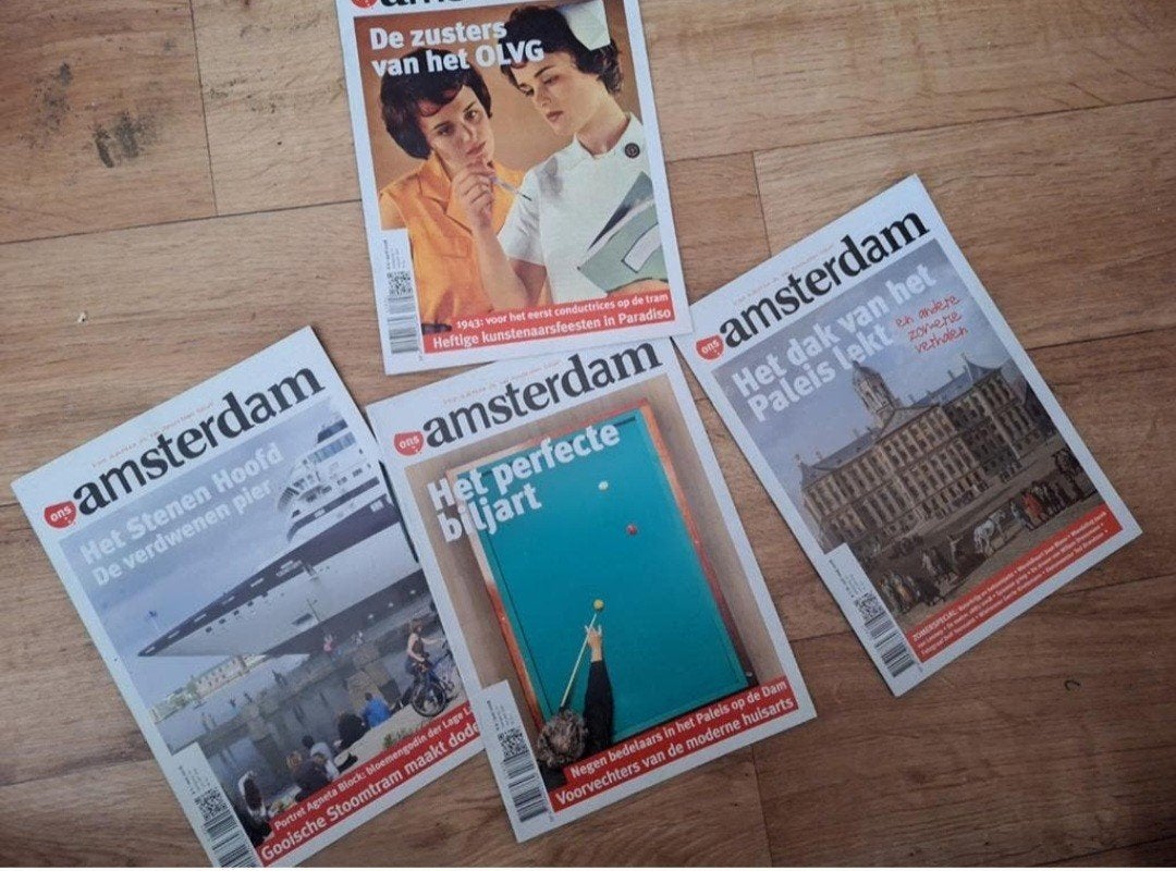Ons Amsterdam Tijdschriften - 4 Stuks, Ophalen of Verzenden, Zo goed als nieuw, Overige typen