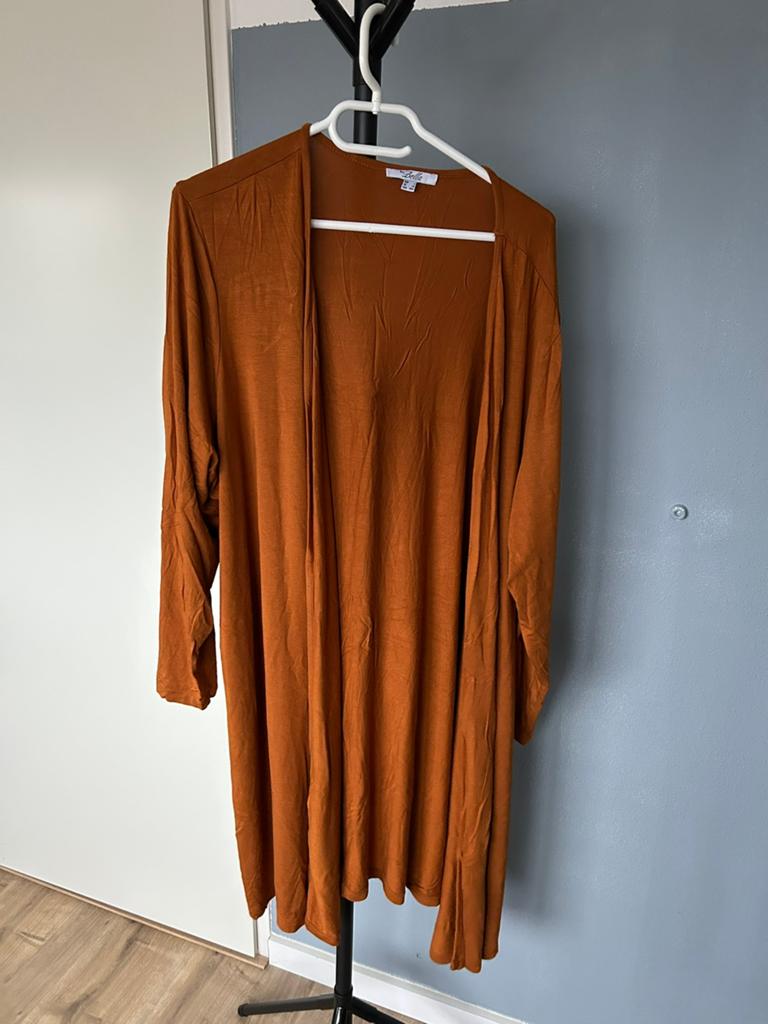 Oranje dun vestje maat xxl By Bella, Kleding | Dames, Grote Maten, Ophalen of Verzenden, Zo goed als nieuw, Oranje, Trui of Vest