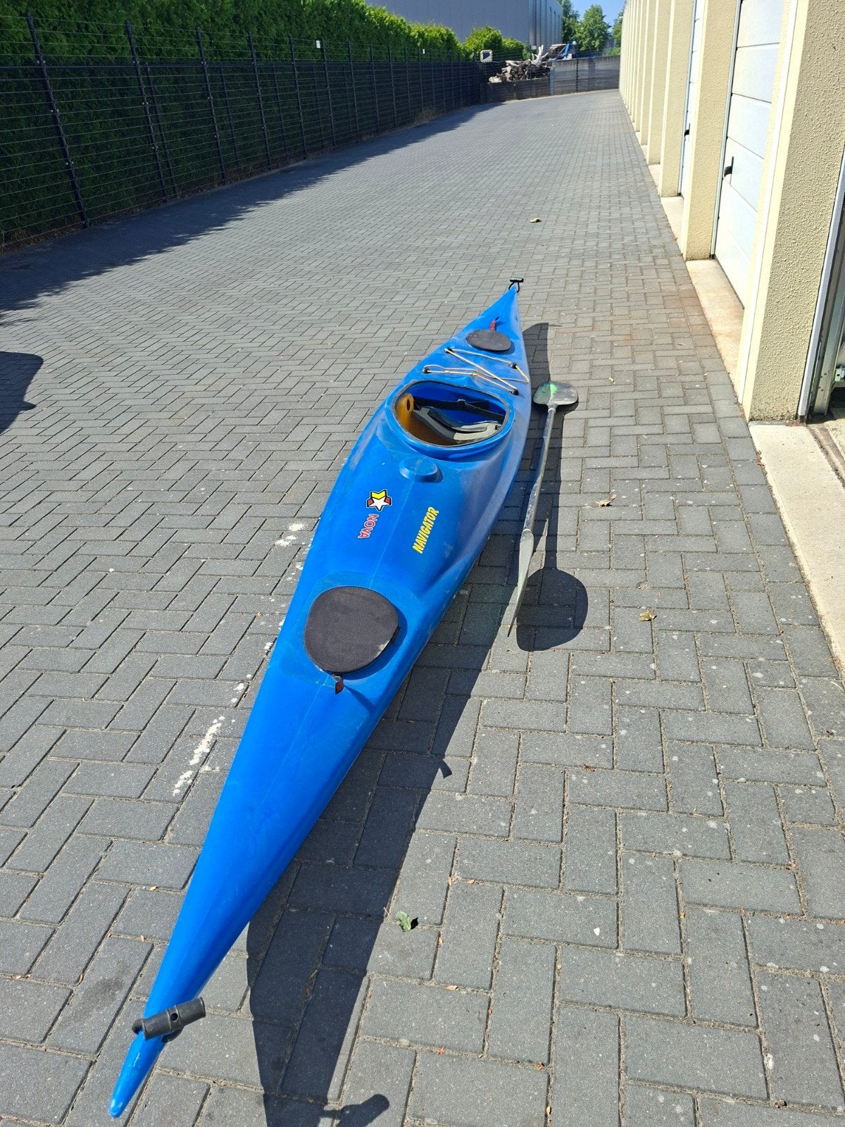 Nova Navigator eenpersoons kano met spatzijl en peddel, Ophalen, Zo goed als nieuw, 1-persoons