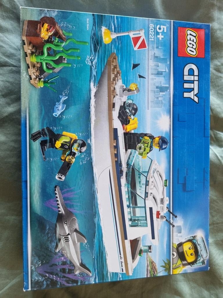 Lego City 60221 Duikjacht - Complete set nieuw, Ophalen of Verzenden, Gebruikt, Complete set, Lego
