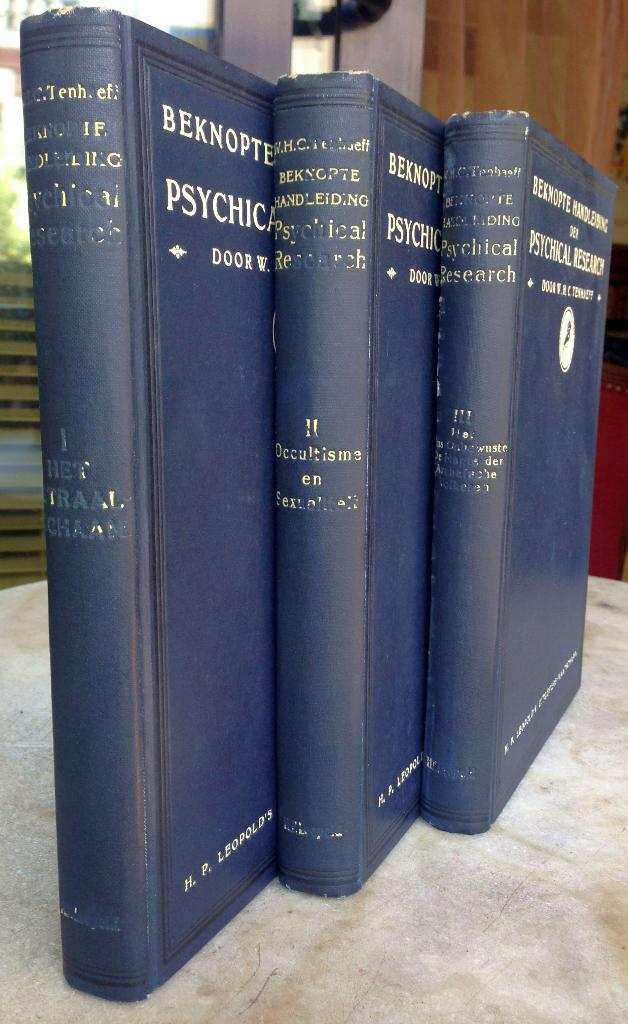 Tenhaeff - Beknopte handleiding der psychical research  1926, Ophalen of Verzenden