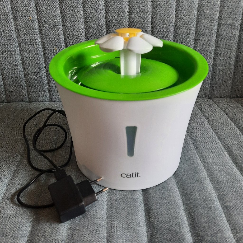 Catit Drinkfontein Bloem Senses - Kattendrinkbak - 3 l, Ophalen of Verzenden, Gebruikt
