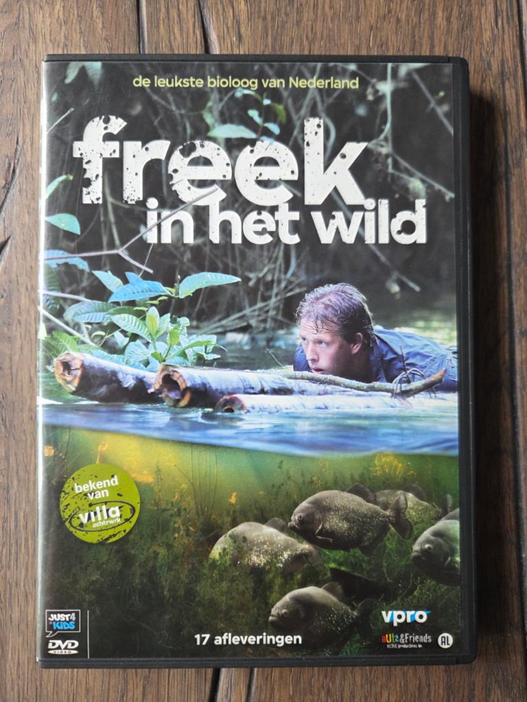 Freek in het Wild, 17 afleveringen, door Freek Vonk DVD003, Alle leeftijden, Ophalen of Verzenden, Gebruikt, Dieren