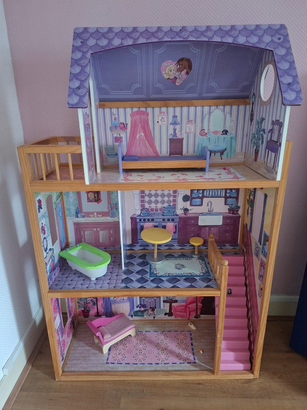Barbie poppenhuis, Ophalen, Poppenhuis