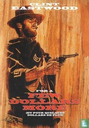 for a few dollars more ( clint eastwood ), 1980 tot heden, Ophalen of Verzenden, Zo goed als nieuw, Actie en Avontuur