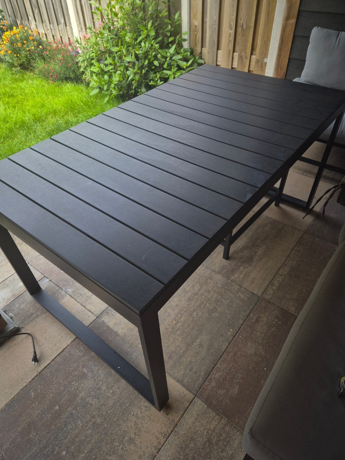 Tuin tafel, Tuin en Terras, Tuintafels, Ophalen, Zo goed als nieuw, Rechthoekig, Hout