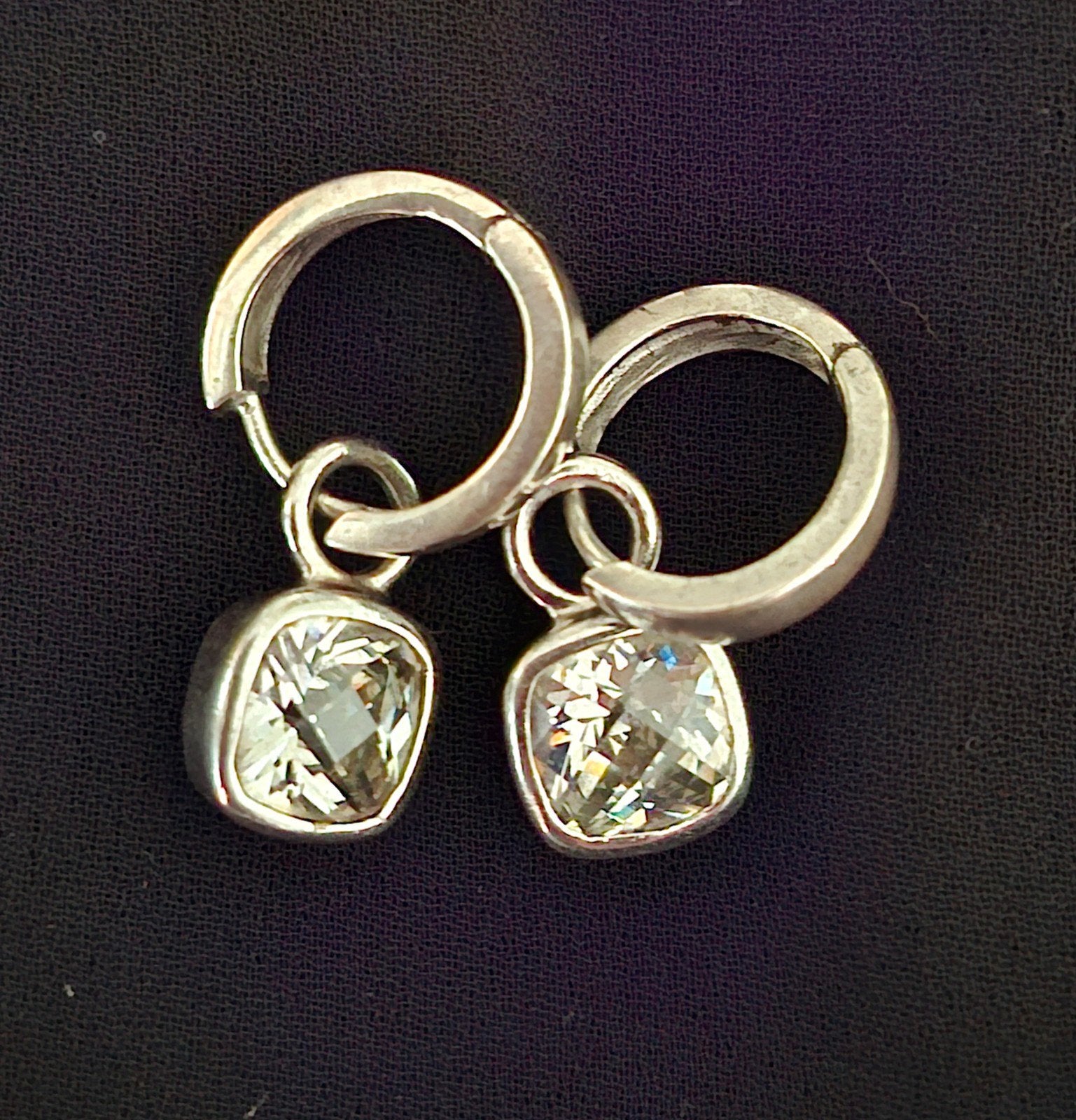 Zilveren oorbellen en oorhangers Zinzi zirkonia, Sieraden, Tassen en Uiterlijk, Oorbellen, Hangers, Ophalen of Verzenden, Zo goed als nieuw