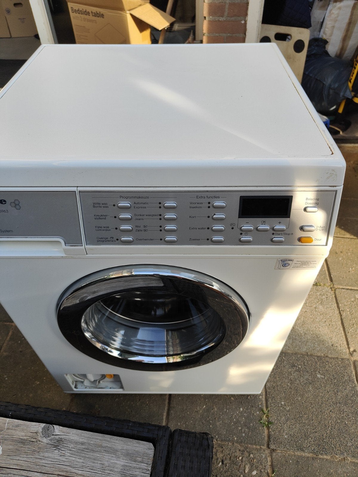 Miele Wasmachine W 5963 WPS - Zeer goede staat, Ophalen, 1200 tot 1600 toeren, Gebruikt, 8 tot 10 kg
