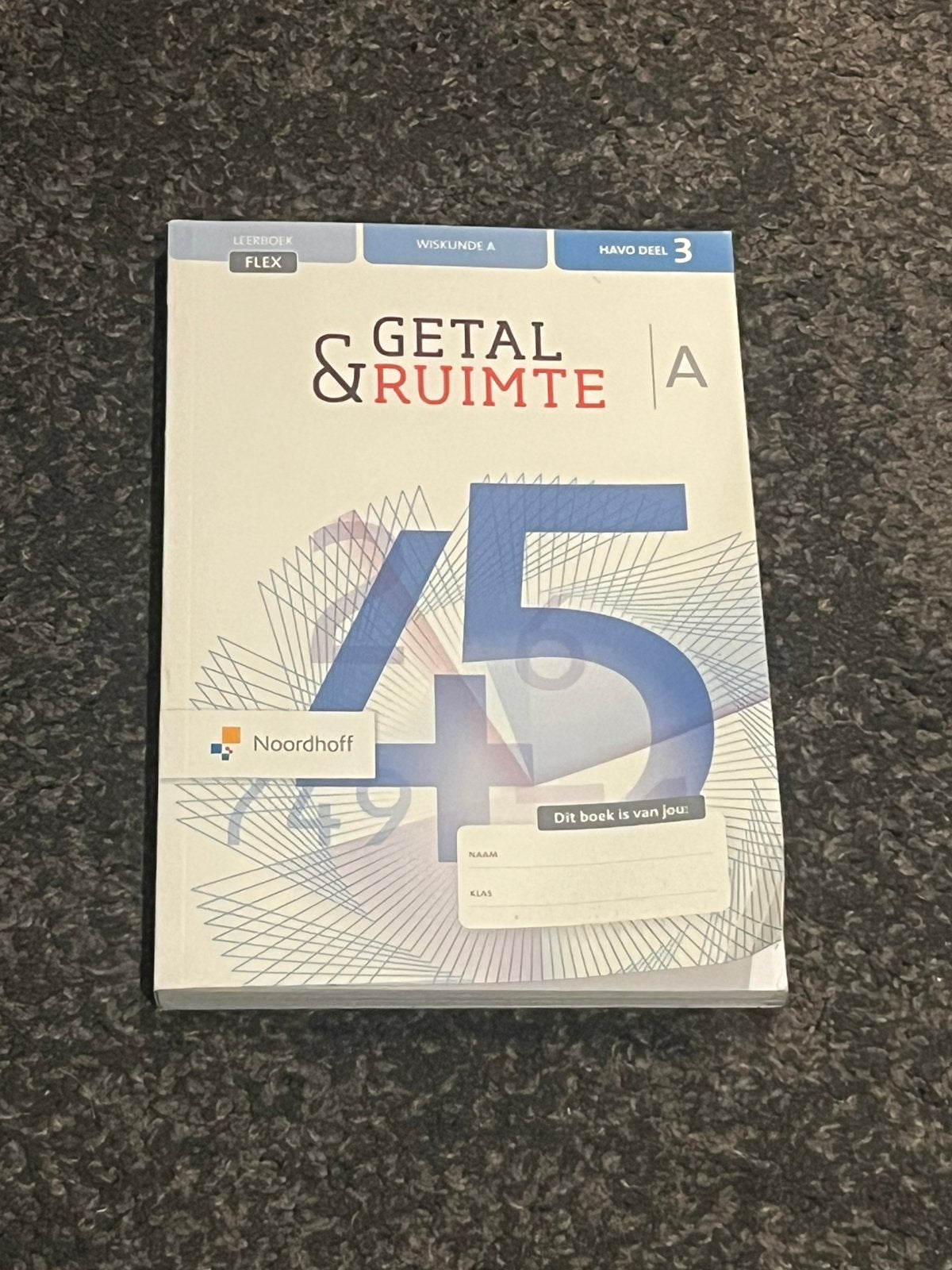 Getal & ruimte A - Wiskunde A havo deel 3 (12e editie), Ophalen of Verzenden, Zo goed als nieuw