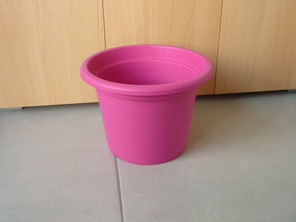 Fuchsia roze kweekpot binnenpot bloempot Artevasi 30cm, 25 tot 40 cm, Kunststof, Rond, Ophalen of Verzenden