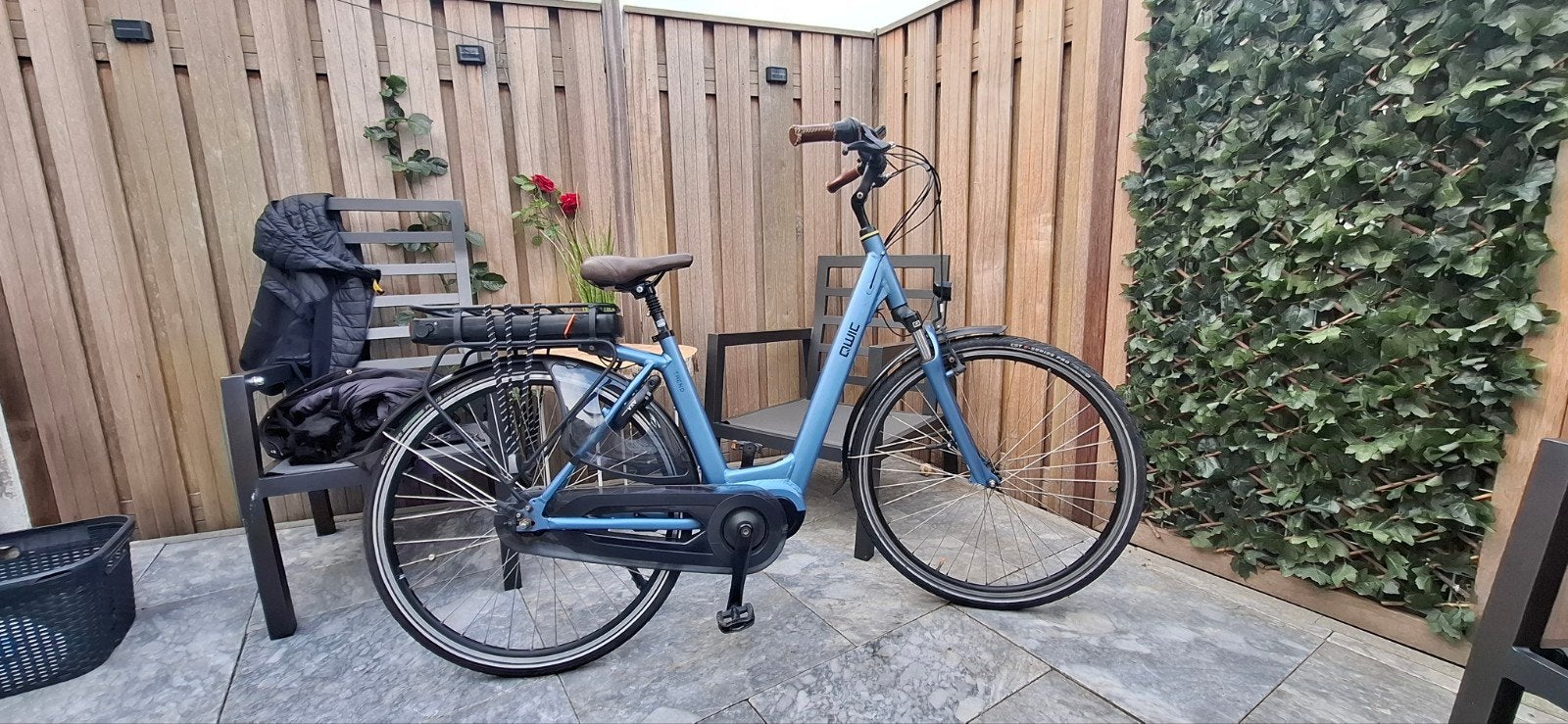 Qwic Trend, elektrische damesfiets met middenmotor, Ophalen, Qwic, Zo goed als nieuw, 47 tot 51 cm
