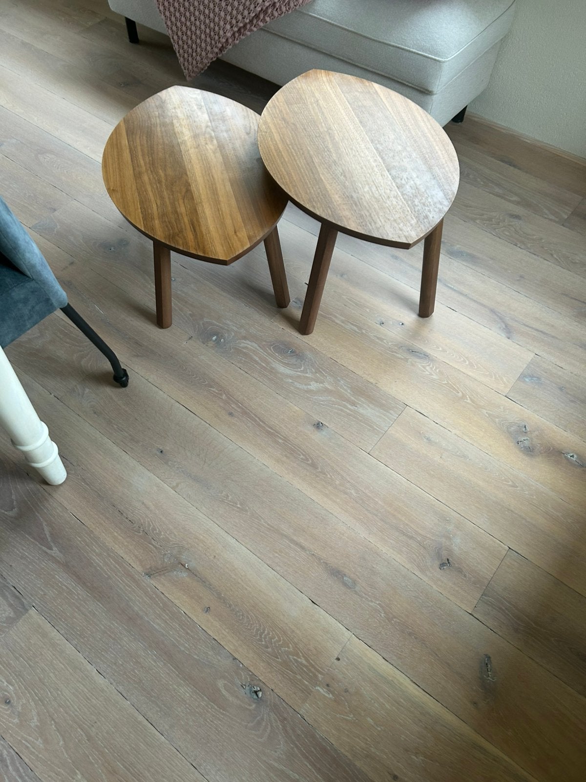 Twee ikea Stockholm tafels, Huis en Inrichting, Tafels | Salontafels, Ophalen, 50 tot 100 cm, Zo goed als nieuw, Minder dan 50 cm