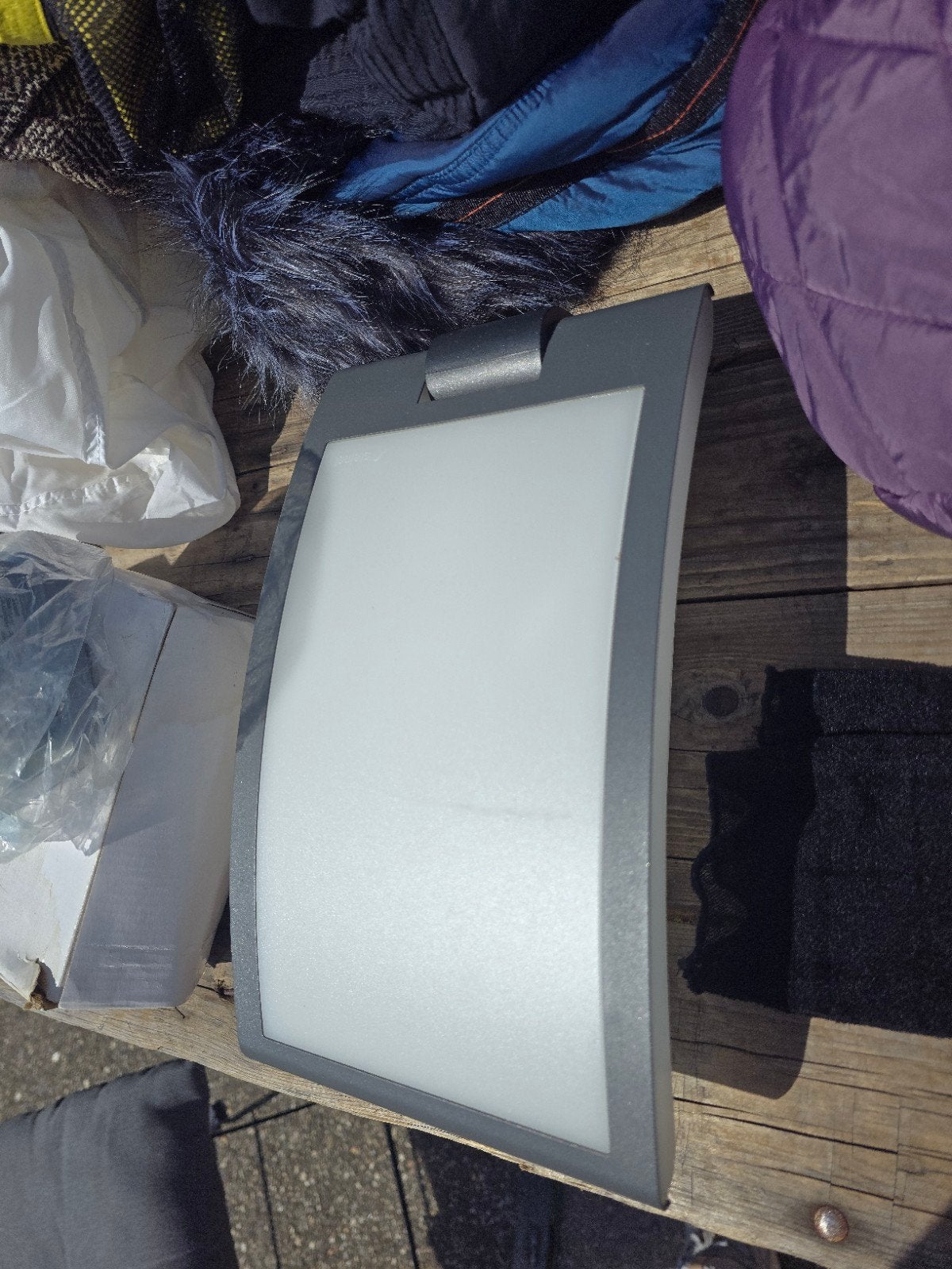 Buitenlamp L 22 N Anthraciet met fotocel, Ophalen, Nieuw