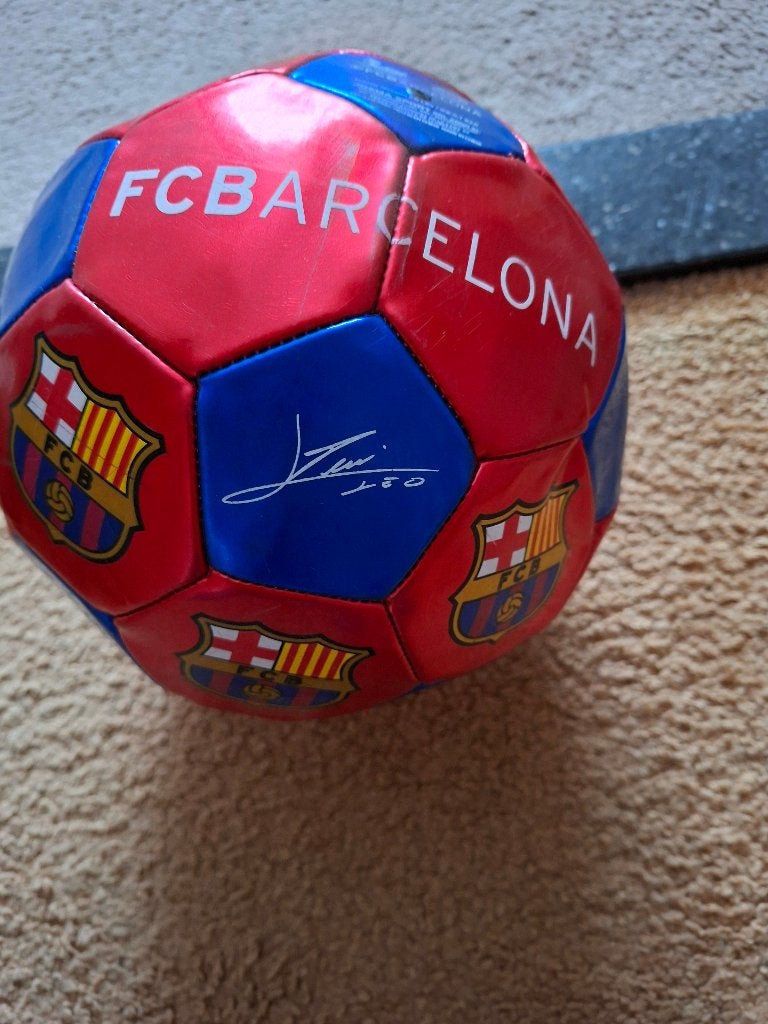 Voetbal FC Barcelona, Maat XS of kleiner, Ophalen of Verzenden, Gebruikt, Bal