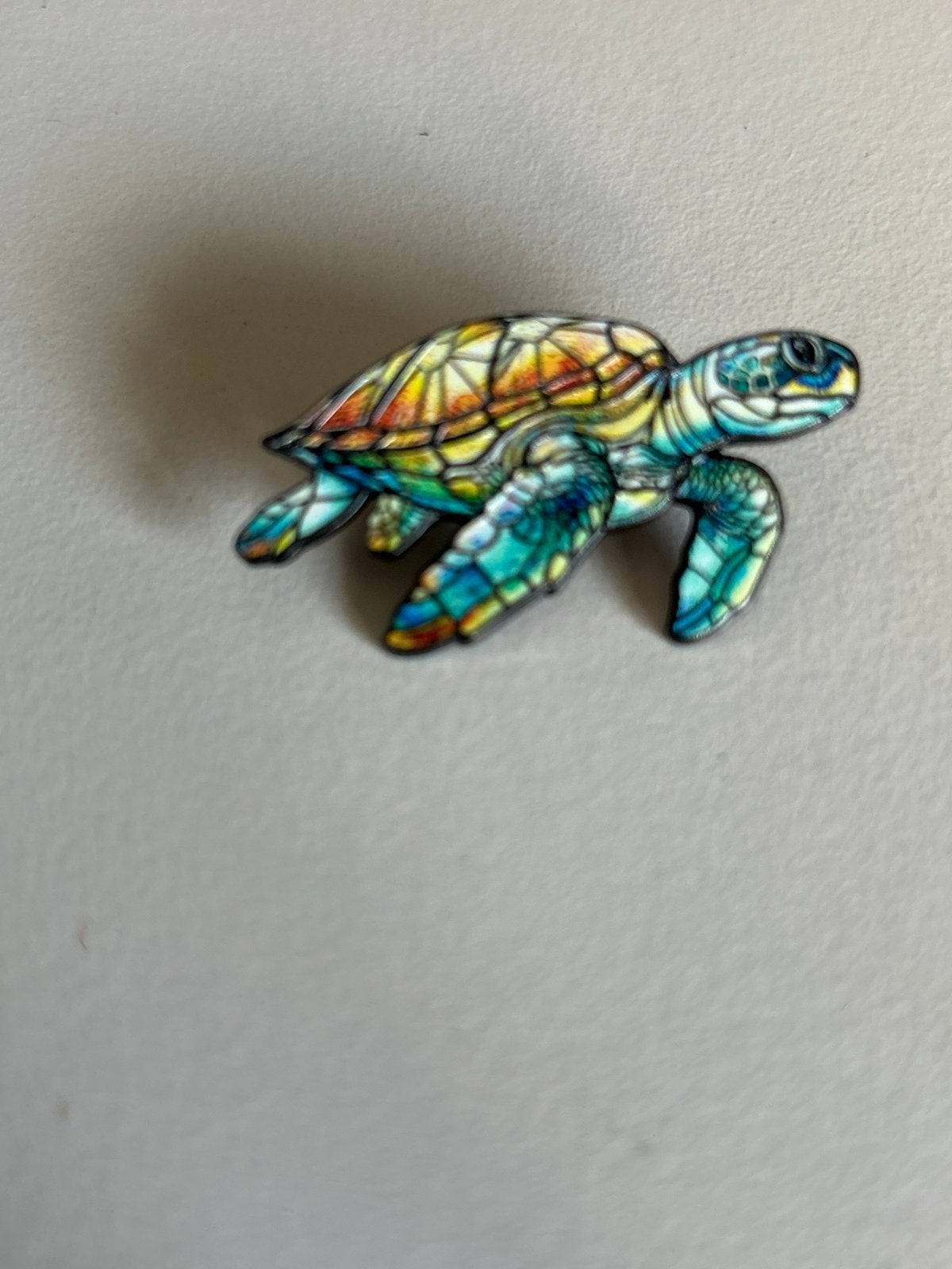 Nieuwe kleurrijke schildpad pin, Ophalen of Verzenden, Nieuw