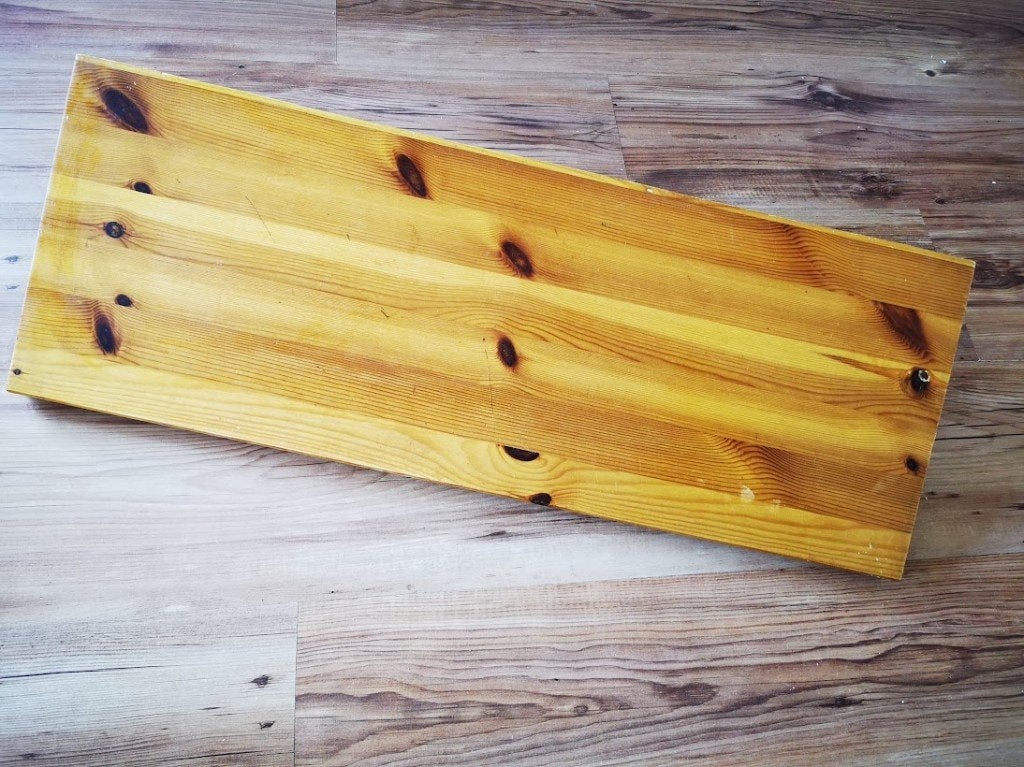 Stevig Wandplank met dragers ( grenen), Huis en Inrichting, Woonaccessoires | Wandplanken en Boekenplanken, Ophalen of Verzenden