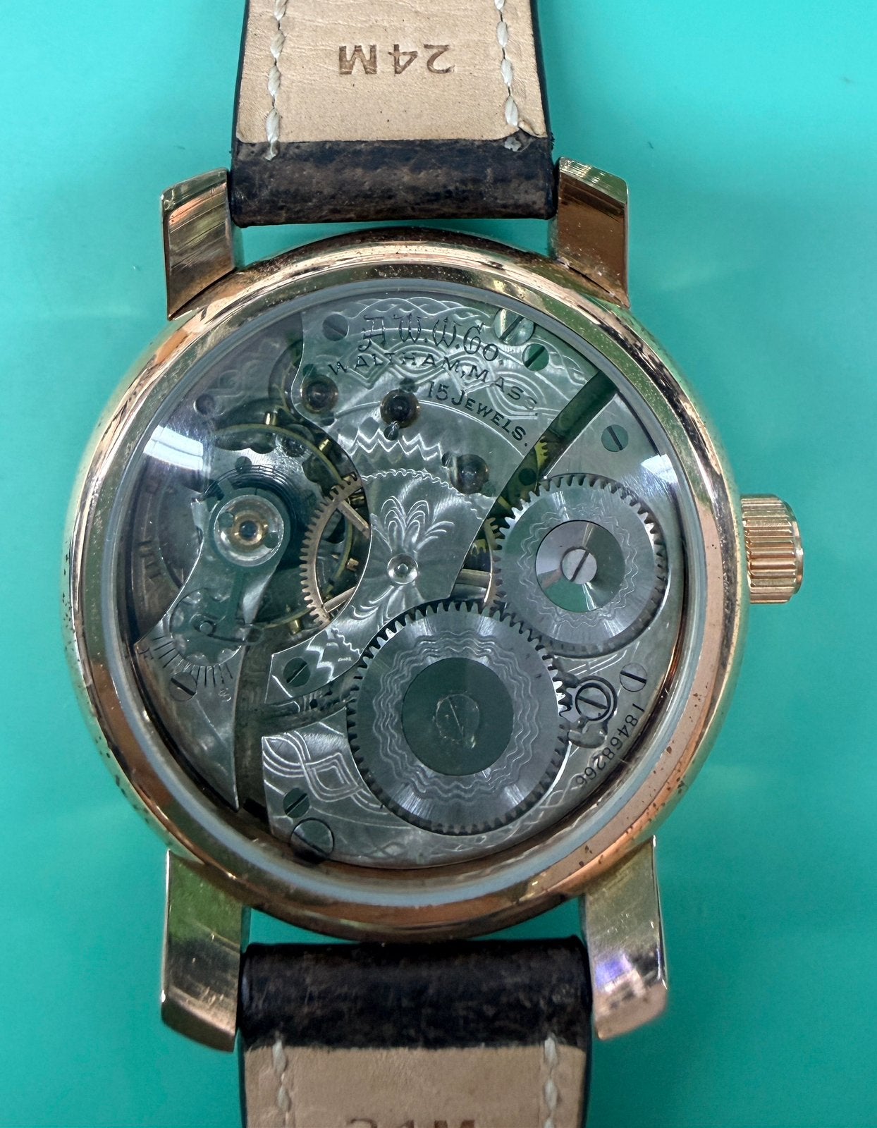 Waltham marriage watch, Overige merken, Leer, Staal, Polshorloge