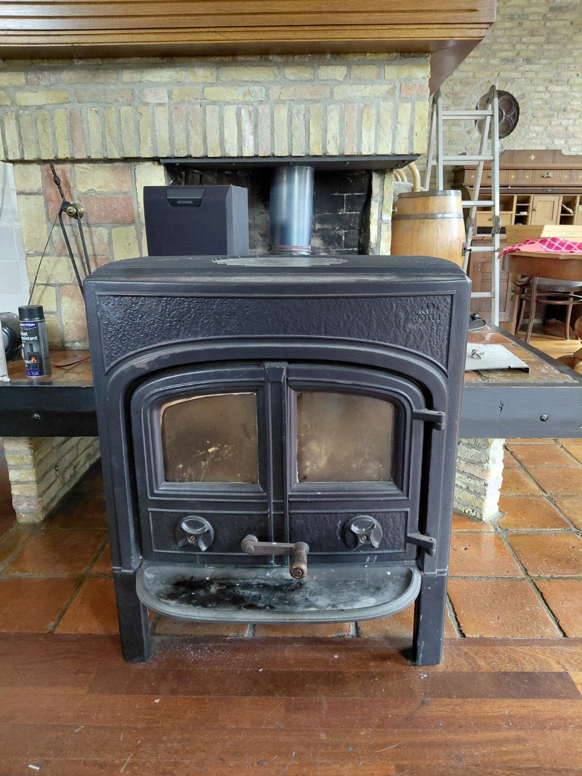 jotul houtkachel 13 kw, Huis en Inrichting, Kachels, Ophalen, Gebruikt, Hout, Houtkachel