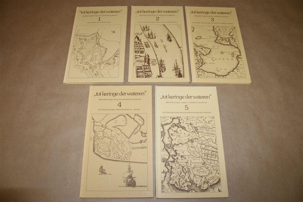 Tot keringe der wateren. 5 delen. Dijkverkenningen ...., Ophalen of Verzenden, Zo goed als nieuw