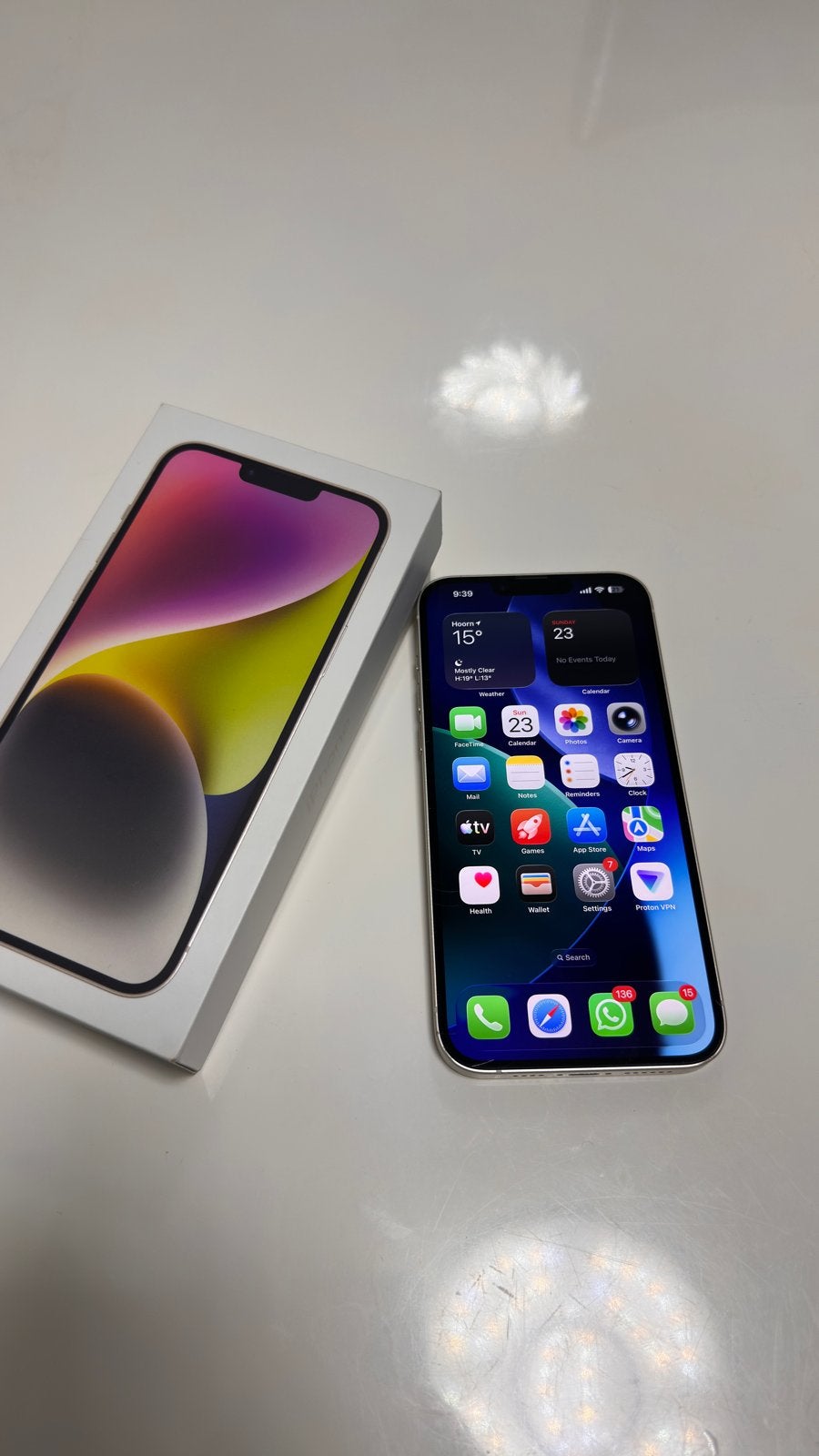 iPhone 14 Plus 128GB - Zo goed als nieuw - Wit, 128 GB, IPhone 14 Plus, Wit, Ophalen of Verzenden