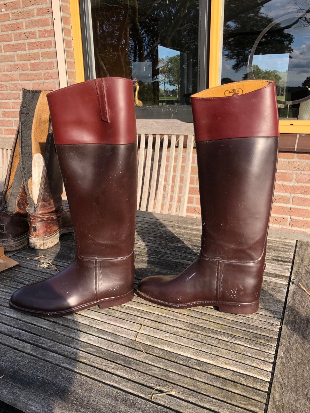 Paardrijlaarzen van het merk Aigle Maat 41, Ophalen of Verzenden, Zo goed als nieuw, Veelzijdigheid