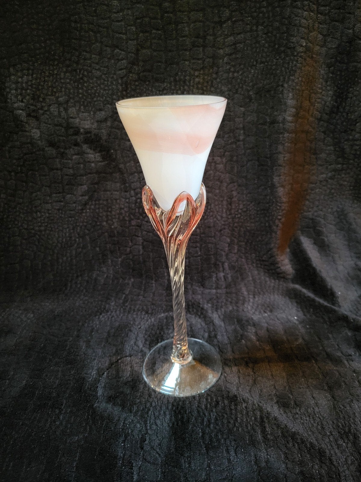 Mooi sierlijk hoog decoratief glas - 24 cm hoog, Huis en Inrichting, Ophalen, Zo goed als nieuw, Glas
