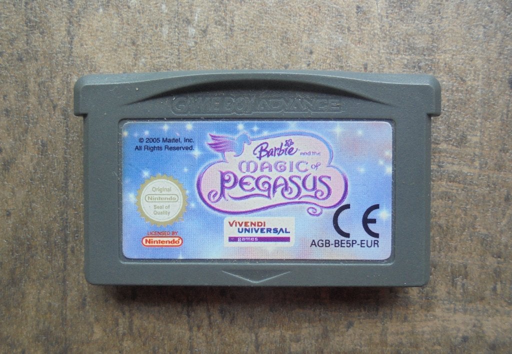 Barbie & Magic Of Pegasus voor Game Boy Advance (zie foto's), Avontuur en Actie, Gebruikt, 1 speler, Ophalen of Verzenden