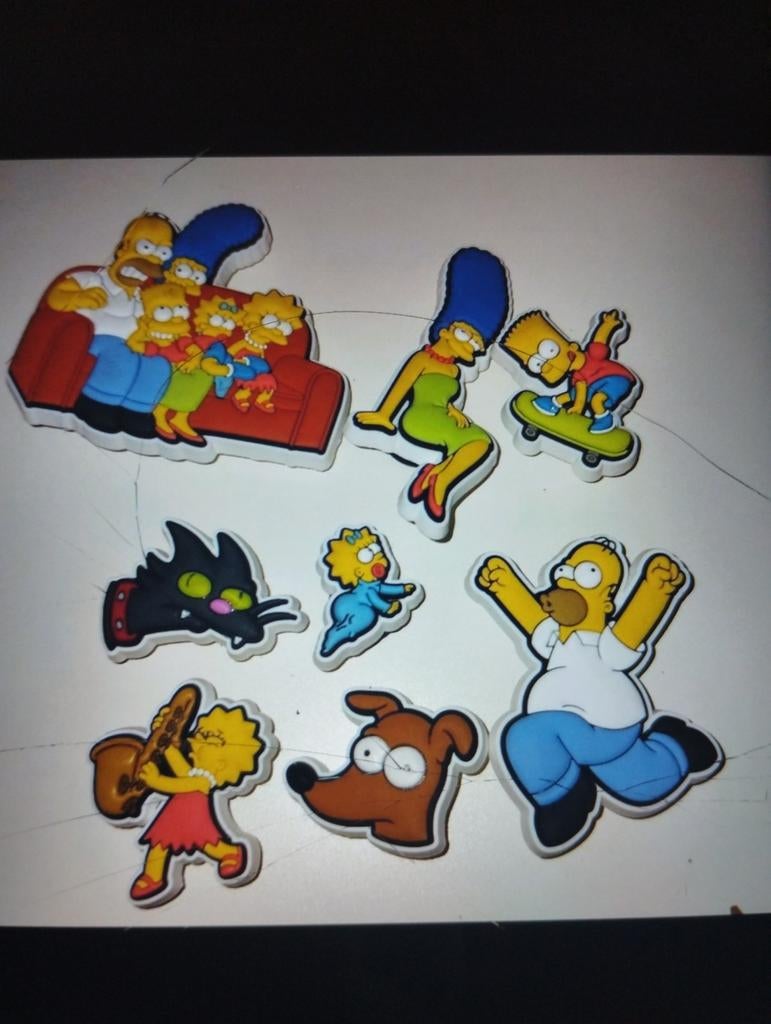 De Simpsons Jibbitz voor Crocs - Complete Familie Set, Ophalen, Nieuw