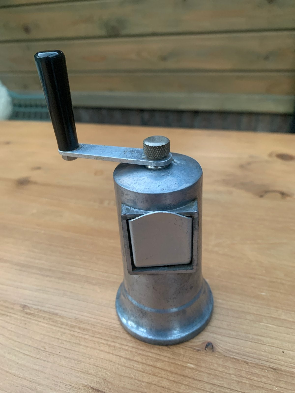 Vintage Pepermolen Handmatig - Aluminium, Ophalen of Verzenden