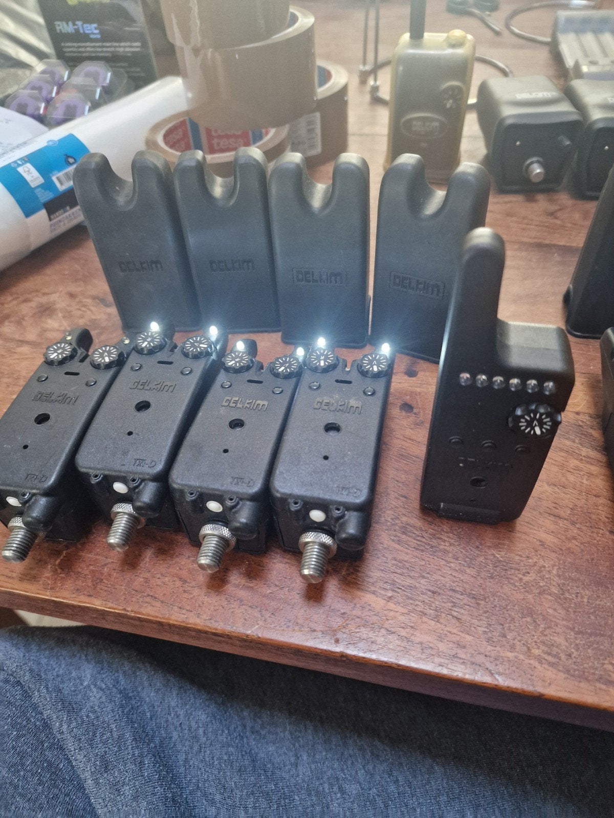 DELKIM TXI D WHITE BEETMELDERS MET RX D RECEIVER EN HOESJES, Ophalen of Verzenden, Overige typen