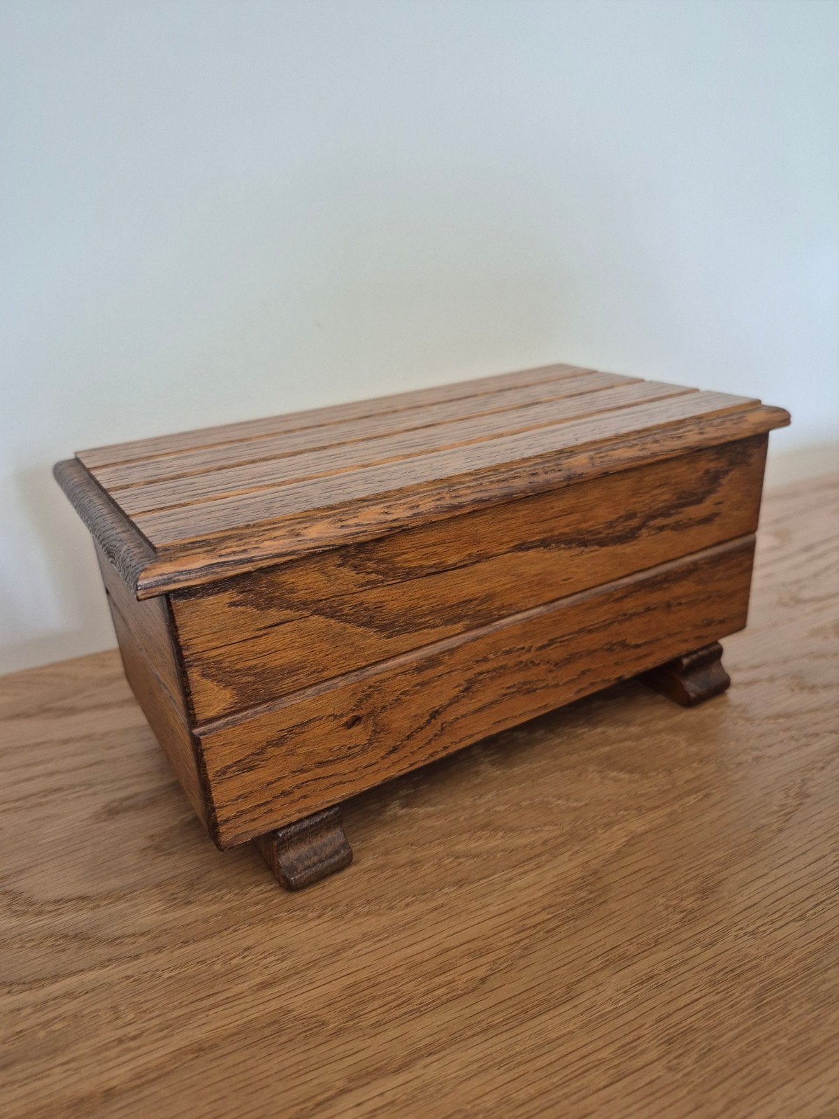 Decoratief Houten Doosje - Vintage Stijl, Gebruikt, Ophalen of Verzenden, Bruin, Vintage