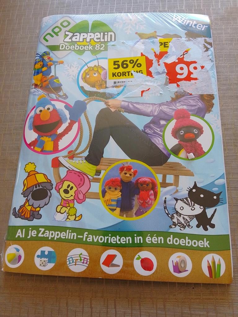 Zappelin doeboek, Ophalen, Nieuw, Taal en Lezen