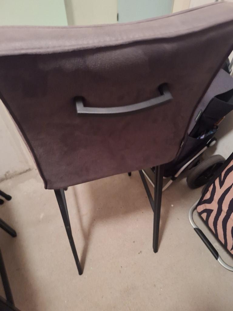 Barkrukken, Huis en Inrichting, Barkrukken, 2 krukken, Ophalen, Gebruikt, 60 tot 90 cm
