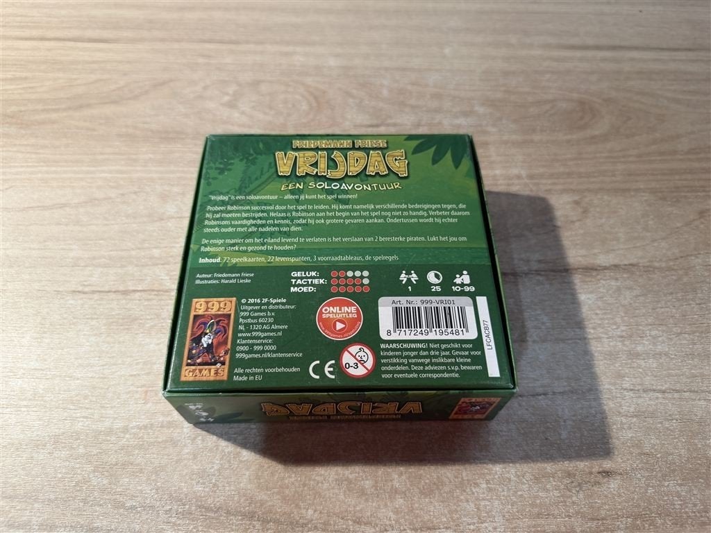 Vrijdag - 999 games - S7036, Ophalen of Verzenden, Zo goed als nieuw