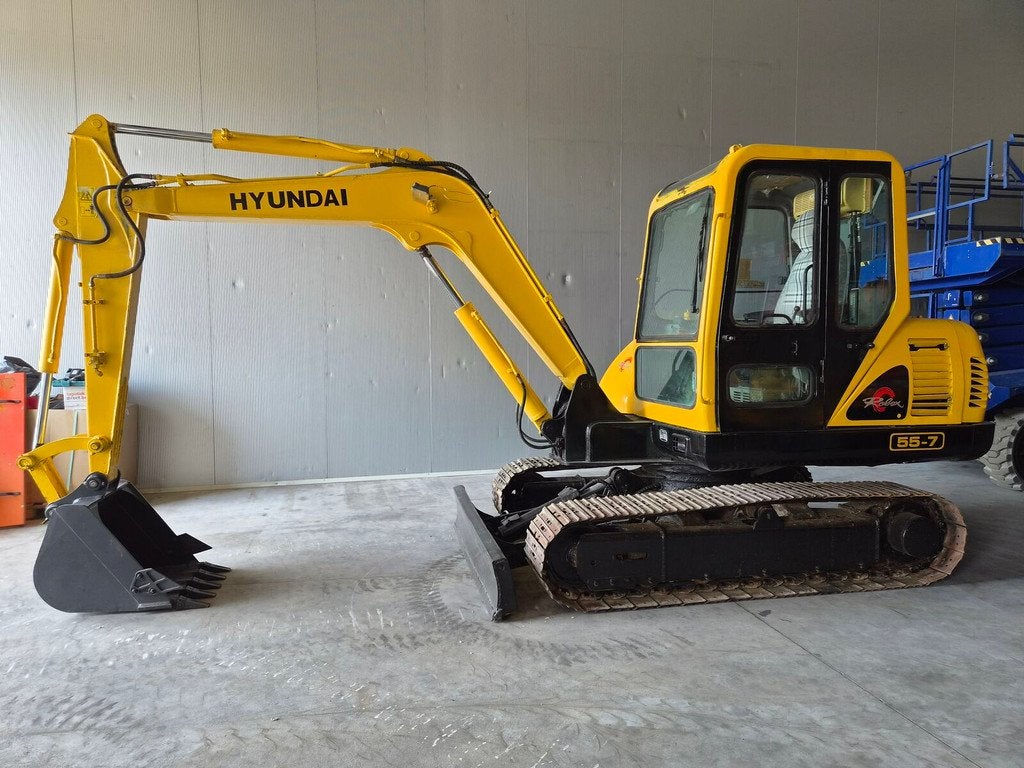 Hyundai R55-7, Year 2013, Airconditioning midi excavator, Graafmachine