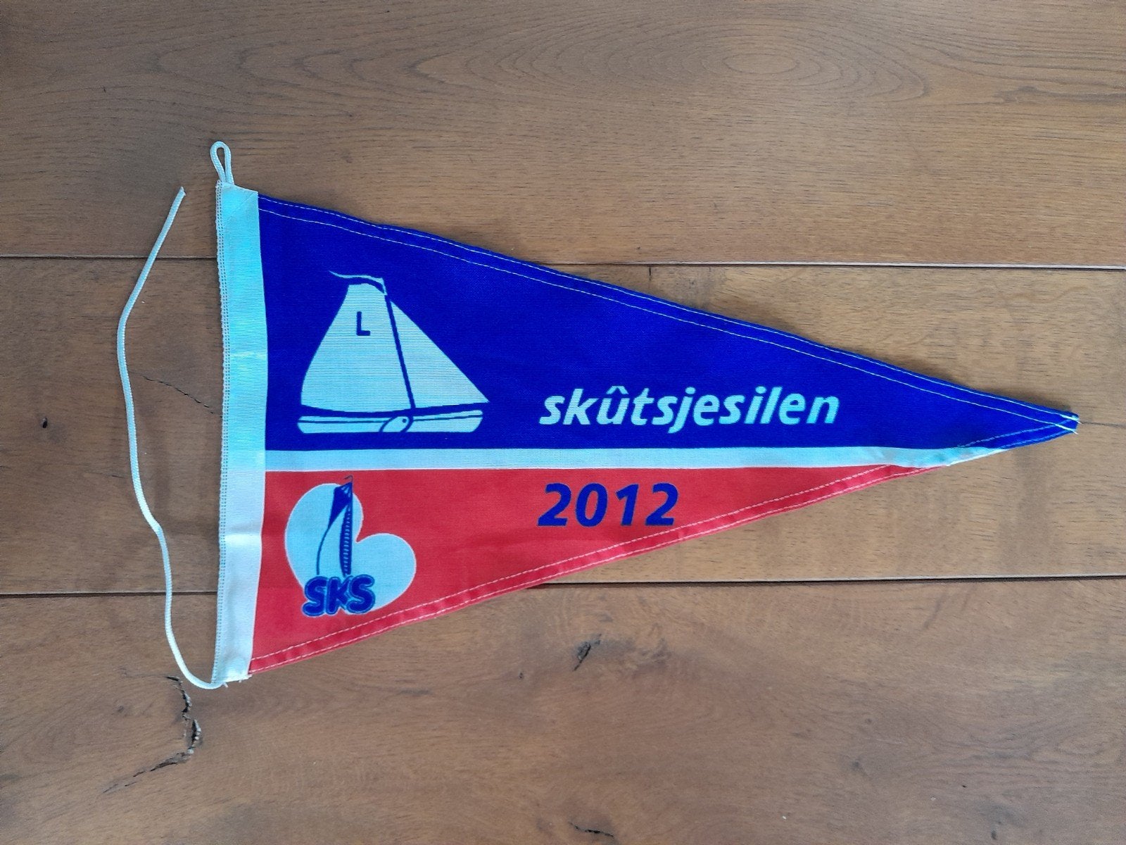SKS Skûtsje wimpel van Lemmer 2012, Diversen, Ophalen of Verzenden, Zo goed als nieuw