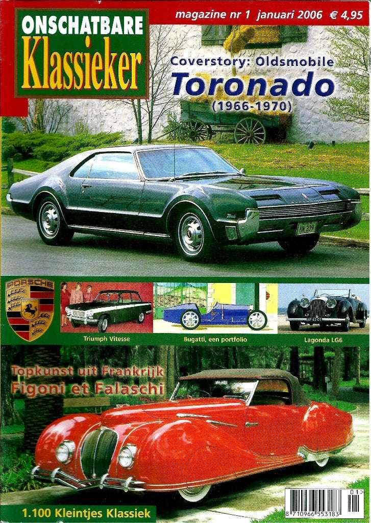 Onschatbare Klassieker Oldsmobile Toronado 1966-1970, Ophalen of Verzenden, Gelezen, Overige merken