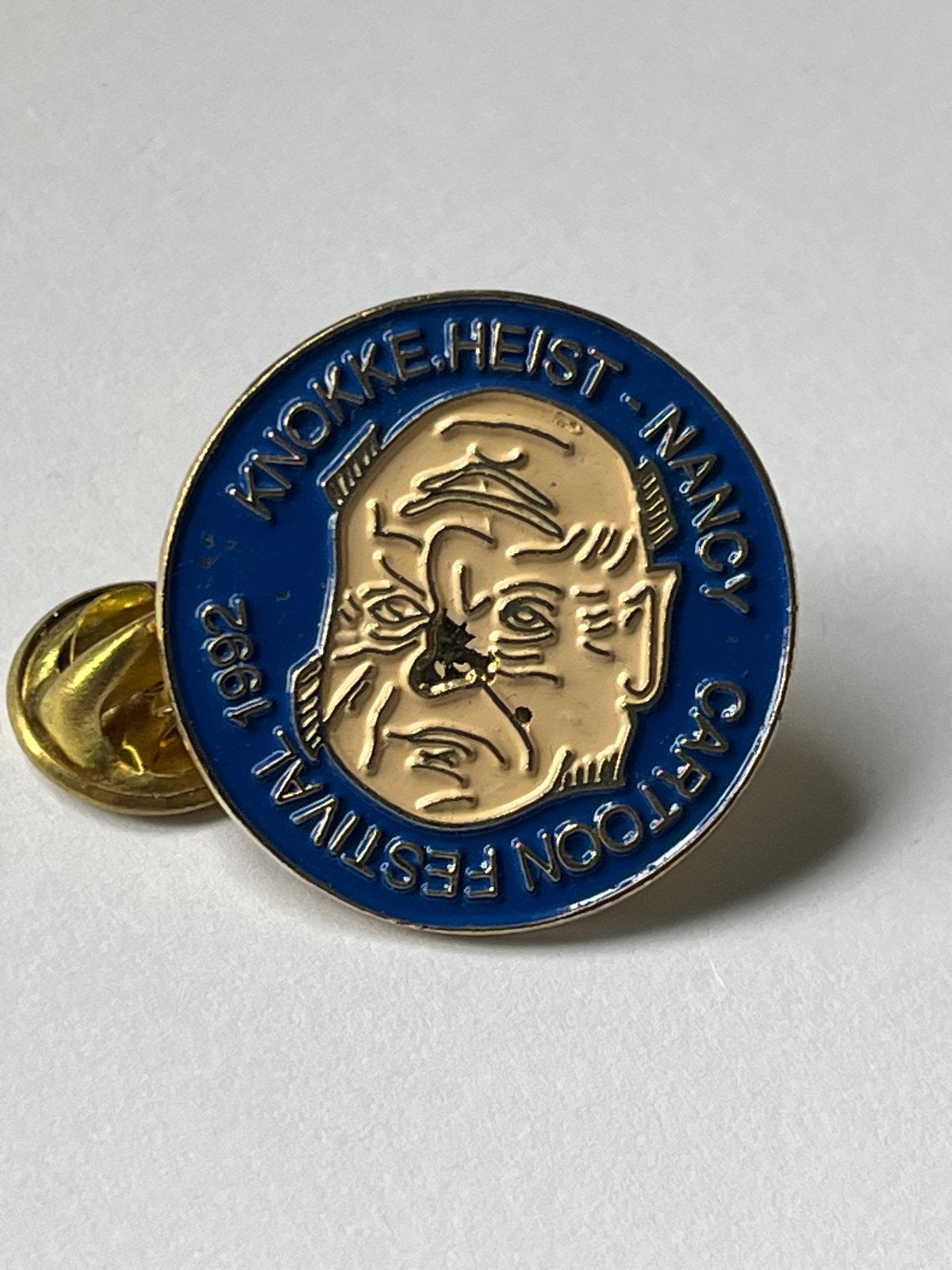 Knokke-Heist Nancy Cartoon Festival 1992 Pin, Figuurtje, Ophalen of Verzenden, Zo goed als nieuw, Speldje of Pin