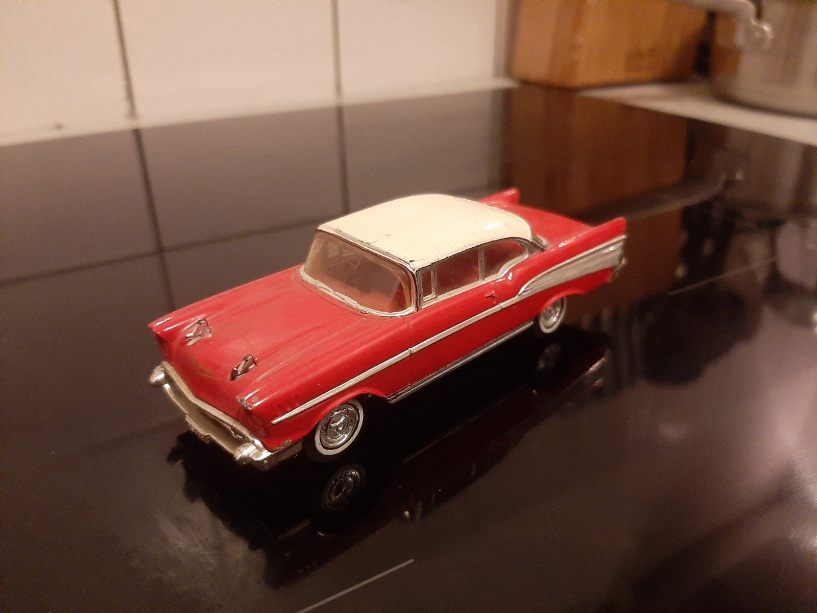 Chevrolet Bel Air Sport Coupe 1:43, Hobby en Vrije tijd, Modelauto's | 1:43, Verzenden, Zo goed als nieuw, Auto, Matchbox