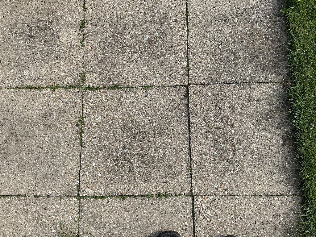Gebruikte betontegels voor terras of pad, Tuin en Terras, Ophalen, Gebruikt, 10 m² of meer, Beton
