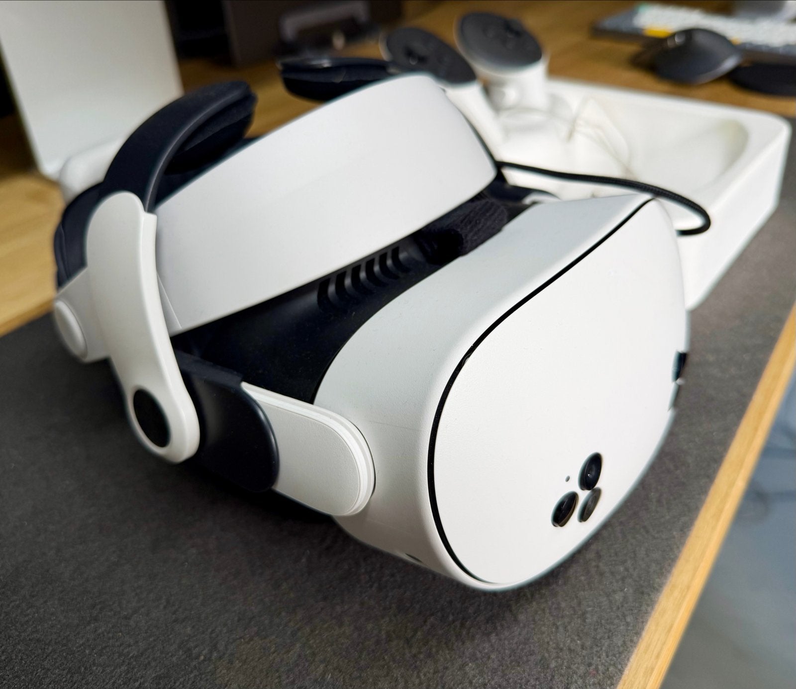 Quest 3S VR-bril met BoboVR M3 pro strap, Ophalen of Verzenden, Zo goed als nieuw, VR-bril, Overige platformen