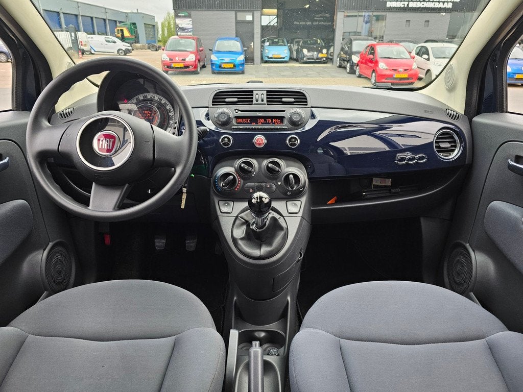 Fiat 500 1.2 Pop|NAP|Airco|El.Ramen|PDC|Lage KM|Start/Stop, Auto's, Fiat, Voorwielaandrijving, Euro 5, 4 cilinders, Leder en Stof