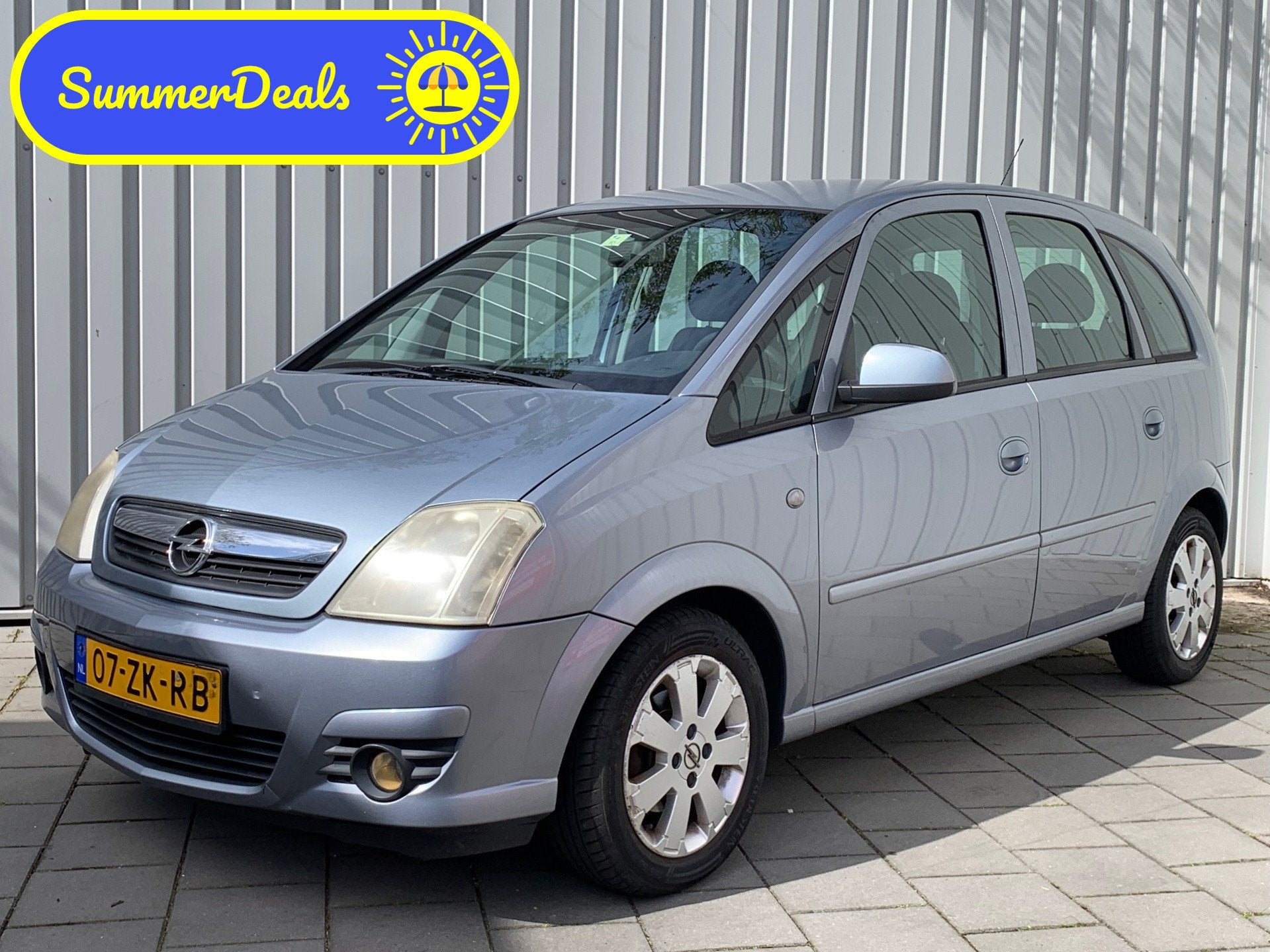 Opel Meriva 1.4-16V Temptation|152000KM|Airco|, Voorwielaandrijving, Stof, Gebruikt, Zwart