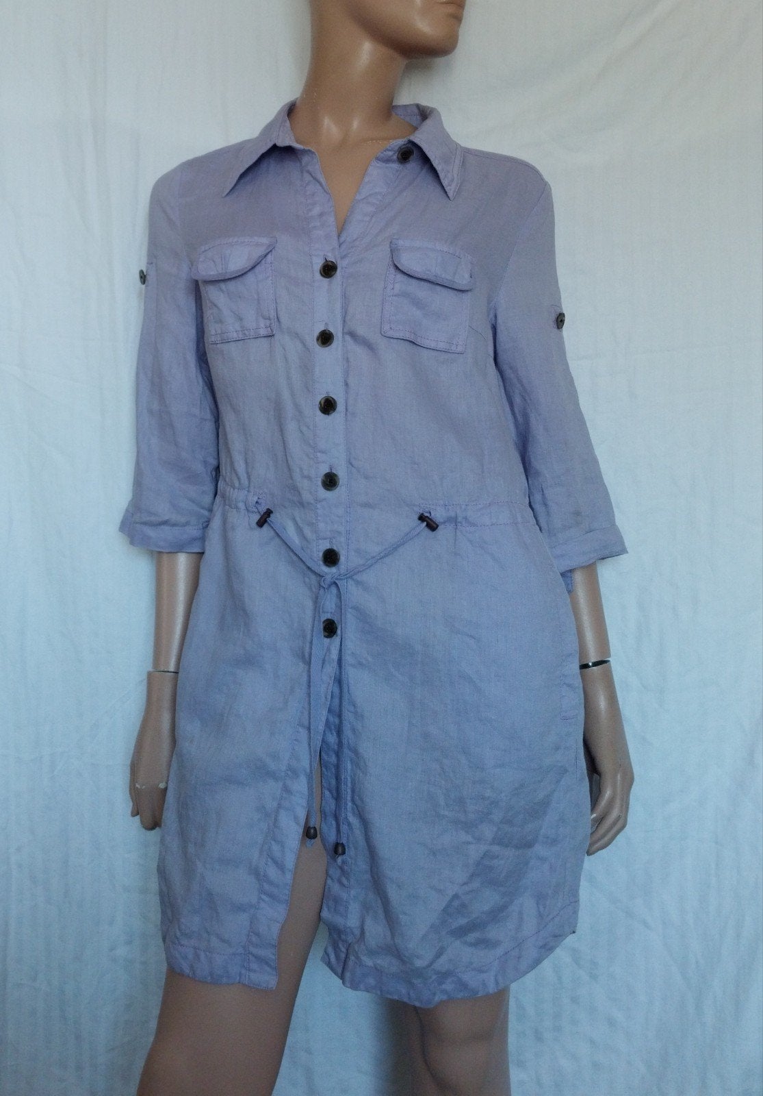 ZAFFIRI LINNEN Blouse,  Maat 38 - 40, Ophalen of Verzenden, Zo goed als nieuw, Maat 38/40 (M), Paars