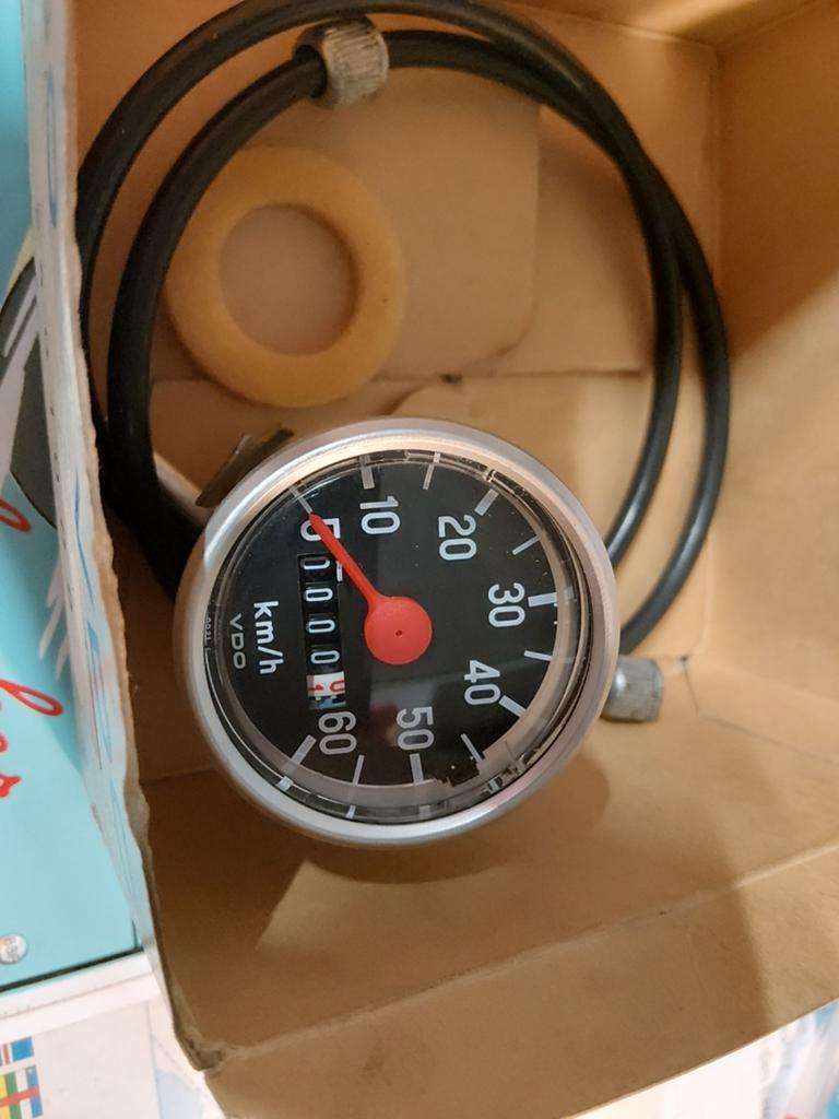 NOS VDO kilometerteller Piaggio Ciao Si Boxer Gilera, Ophalen of Verzenden, Nieuw, Overige typen