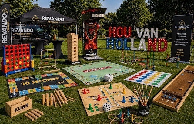 XXL spellen huren voor familiedag of teamuitje, Ophalen of Verzenden, Zo goed als nieuw, Verjaardag
