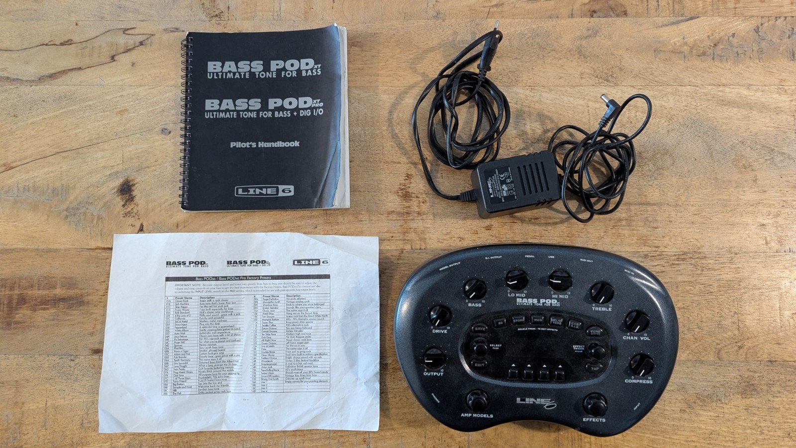 Line 6 Bass PODxt – Multi-effect & Amp Modeler voor Bas, Ophalen of Verzenden, Gebruikt