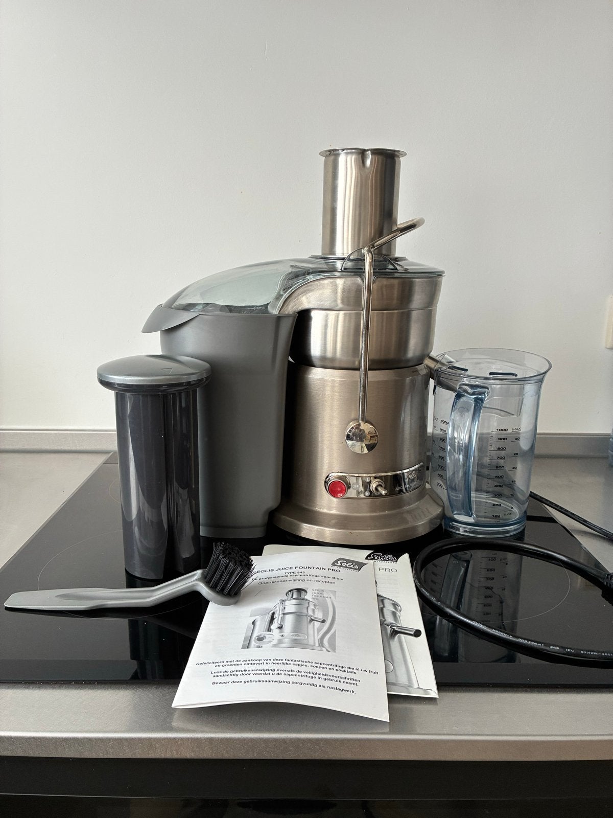Solis Juice Fountain Pro sapcentrifuge type 843 - zgan, Ophalen of Verzenden, Zo goed als nieuw